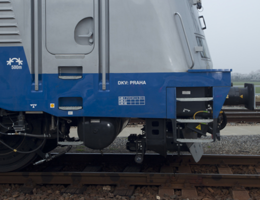 Die Lokomotive “Emil Zátopek” als Beispiel für verschiedenartige Außenmodule.